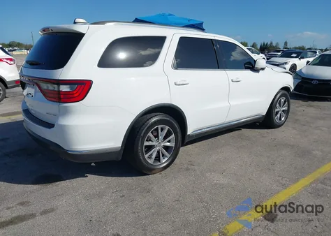 2016 Dodge Durango Limited z USA, uszkodzony, nr VIN 1C4RDHDG0GC397543
